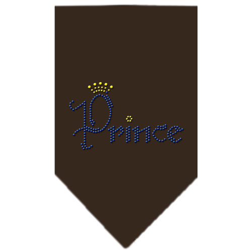 Prince Rhinestone Bandana Cocoa Small